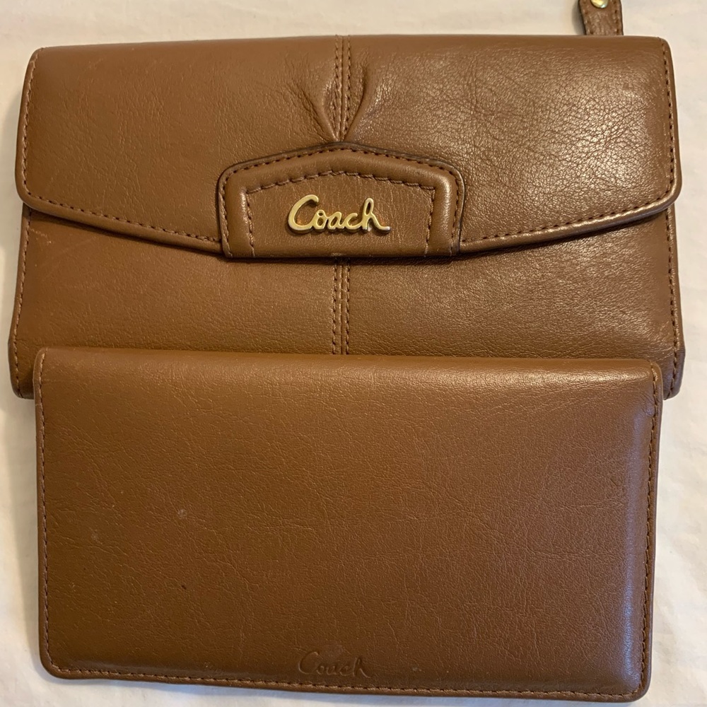 Coach wallet and checkbook cover